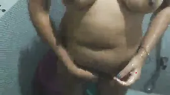 GF Riding My Cock During Steamy Bathroom Session