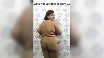 Chubby Desi Aunty Stripping Naked In Her Bedroom Recording