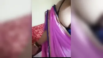 My Gf Showing Off Her Massive Tits In Private Homemade Clip