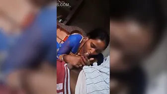 Village Married Woman Giving Sloppy Blowjob To Neighbor