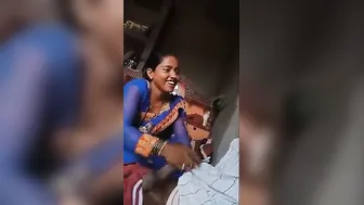 Village Married Woman Giving Sloppy Blowjob To Neighbor