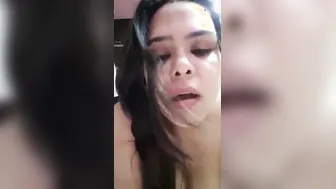 Busty GF Riding Cock Hard In Bedroom After Dinner