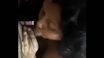Married Wife Secretly Blowing Lover While Husband Away
