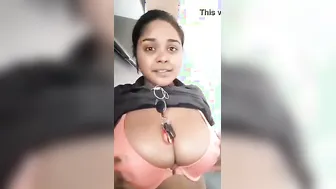 Desi GF Exposing Her Massive Boobs In Selfie Video