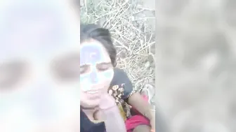 Village Girl Moaning Loud While Blowing Him With Dirty Hindi Talk