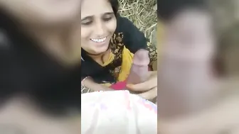 Village Girl Moaning Loud While Blowing Him With Dirty Hindi Talk