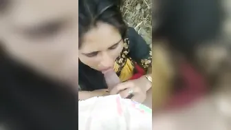 Village Girl Moaning Loud While Blowing Him With Dirty Hindi Talk