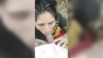 Village Girl Moaning Loud While Blowing Him With Dirty Hindi Talk