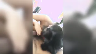 Desi Babe On Her Knees Sucking BF Dick In Bedroom Clip