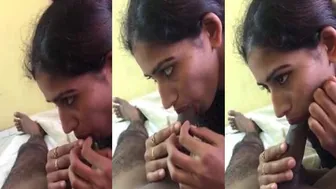 Horny College Girl Hungrily Sucking Dick In Her Dorm Room Mms