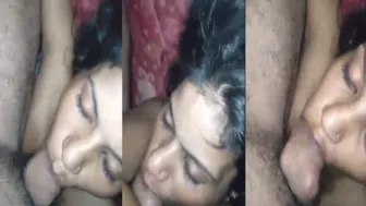 GF Choking On My Dick As I Fuck Her Pretty Face So Rough