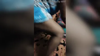 Cheating Wife Next Door Secretly Sucking Her Lover Behind Doors