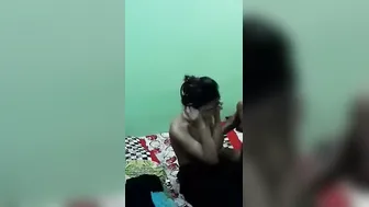 Hidden Cam Catching Indian Couple Getting Naughty At Their Place