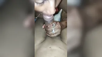 Newlywed Wife Sucking Her Man Off In Private Home Video