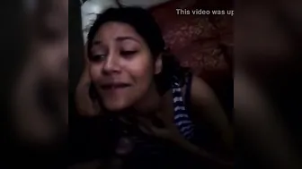College Babe Taking A Huge Load On Her Face On Camera