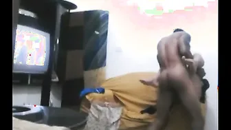 College Babe Getting Drilled By Her Gym Trainer In Flat