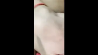 Young Slut Fingering Herself Wet Making Selfie Video For Him
