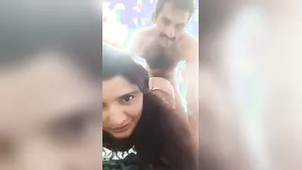 Indian GF Bent Over Taking It Deep From Behind Moaning