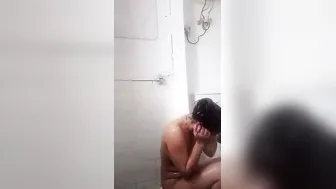 Bathroom Quickie With My GF Before Her Parents Wake Up