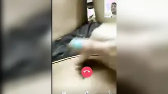 Horny GF Fingering Herself On Video Call Showing Me Off