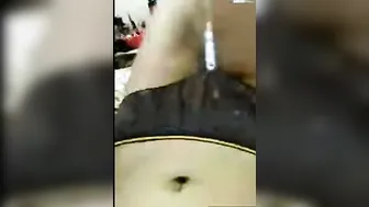 Horny GF Fingering Herself On Video Call Showing Me Off