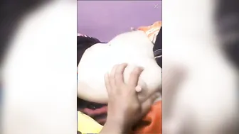 Hot Wife Flashing Tits To Hubby Friend On Camera Naughty Teasing