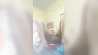 Naughty Wife Fingering Her Wet Pussy On Camera For You Baby