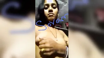 Petite Wife Stripping For Her Phone Camera Showing Tiny Tits