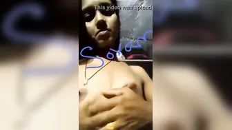 Petite Wife Stripping For Her Phone Camera Showing Tiny Tits