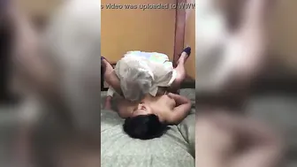 Older Woman Fucking Younger Guy In Cheap Hotel Room Afternoon