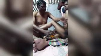 Mature Uncle Enjoying Neighbor Aunty's Golden Shower In Bedroom