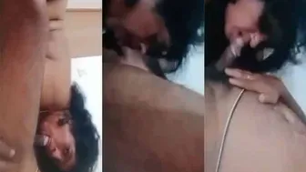 Mature Married Couple Enjoying Private Blowjob Session At Home