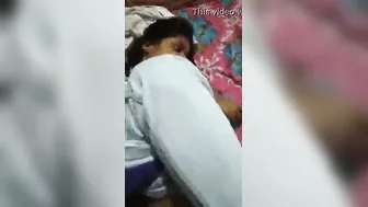 Young GF Getting Fucked Hard By Her BF In Bedroom