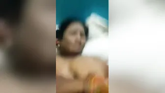 Indian GF Servicing Him On Camera For Extra Money