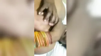 Indian GF Servicing Him On Camera For Extra Money