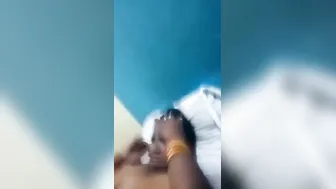 Indian GF Servicing Him On Camera For Extra Money