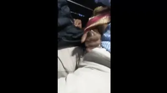 Daring Desi GF Sucking Dick On Public Bus Ride Secretly