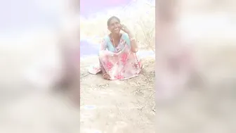 Village Aunty Pissing Outdoors Caught On Camera Secretly Today