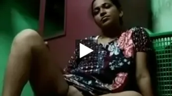 Tamil Wife Getting Wet While Cooking Alone In Her Kitchen