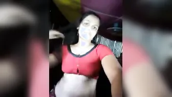 Busty Village Wife Sending Naked Selfie Video To Her BF