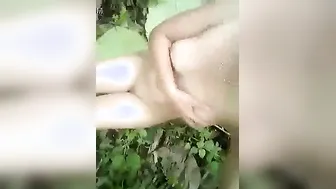 Village Babe Stripping Naked Outdoors Sending Me The Video