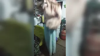 Bhabhi Caught Changing Clothes Revealing Everything On Tape