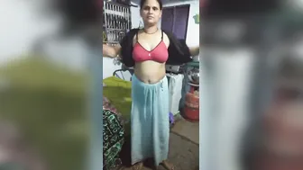 Bhabhi Caught Changing Clothes Revealing Everything On Tape