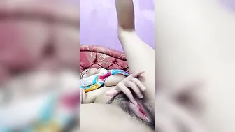 My Shy Hijab GF Stripping Naked On Video Call For Me