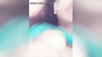 GF Filming Nude Selfie Teasing BF With Her Body