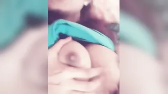 GF Filming Nude Selfie Teasing BF With Her Body