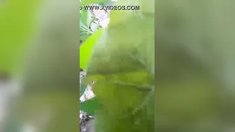 Village GF Getting Fucked Outdoors In The Fields Moaning