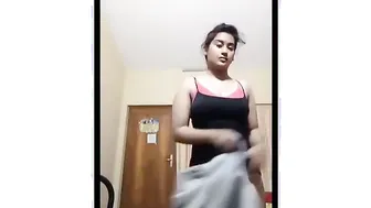 Shy Desi Girl Stripping Slowly Revealing Everything In Private Room