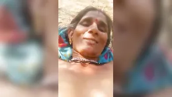 Mature Village Slut Getting Her Pussy Fucked Hard In Outdoor Spot