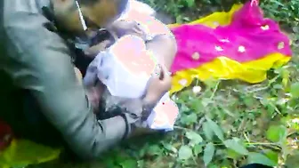 Uncle Banging Local Whore Deep In The Woods Caught On Hidden Cam
